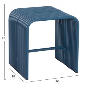 ΣΚΑΜΠΟ ΣΕΙΡΑ INTREPID ΑΛΟΥΜΙΝΙΟ ΣΕ ΜΠΛΕ ΧΡΩΜΑ 40x38x42,5Yεκ.