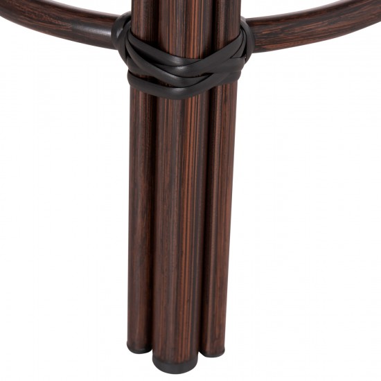 ΣΚΑΜΠΟ ΑΛΟΥΜΙΝΙΟΥ CHINO BAMBOO LOOK ΚΑΦΕ-TEXTILENE ΚΑΦΕ Φ36x46Υεκ.