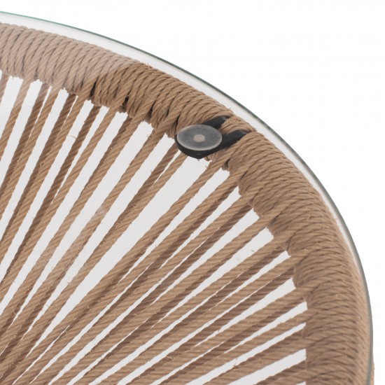 ΣΕΤ ΕΞΩΤΕΡΙΚΟΥ ΧΩΡΟΥ 3ΤΜΧ ACAPULCO TWISTED WICKER-ΜΕΤΑΛΛΟ