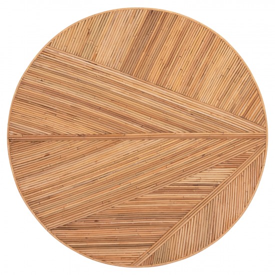 ΤΡΑΠΕΖΙ ΤΡΑΠΕΖΑΡΙΑΣ GATSBY ΦΥΣΙΚΟ RATTAN ΣΕ ΦΥΣΙΚΟ ΧΡΩΜΑ Φ120x76Υεκ.