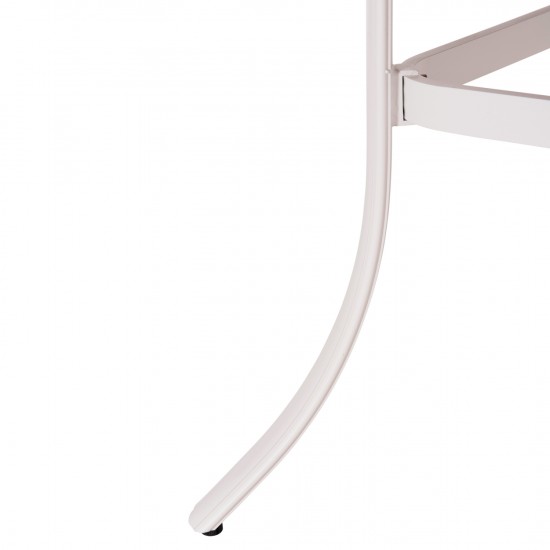 ΤΡΑΠΕΖΙ ΕΞΩΤ.ΧΩΡΟΥ TELAMO ΑΛΟΥΜΙΝΙΟ ΛΕΥΚΟ & POLYWOOD 160X90Χ73.5Υεκ.