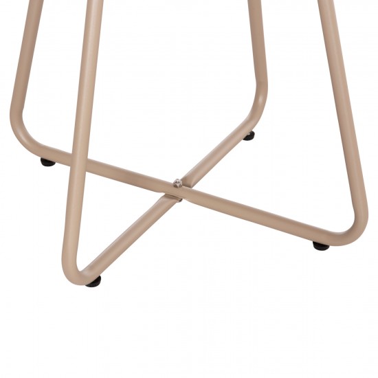 ΒΟΗΘΗΤΙΚΟ ΤΡΑΠΕΖΑΚΙ ΜΕΤΑΛΛΙΚΟ ΣΤΡΟΓΓΥΛΟ SAMMON ΚΑΠΟΥΤΣΙΝΟ Φ45x50Υεκ