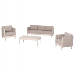 ΣΕΤ ΣΑΛΟΝΙ ΕΞΩΤΕΡΙΚΟΥ ΧΩΡΟΥ 4ΤΜΧ LARRY ΑΛΟΥΜΙΝΙΟ ΣΑΜΠΑΝΙ- P.E.ΥΦΑΣΜΑ