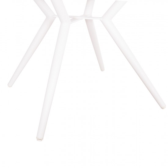 ΤΡΑΠΕΖΙ ΑΛΟΥΜΙΝΙΟΥ ΣΤΡΟΓΓΥΛΟ HIGER Φ126x74Υεκ.