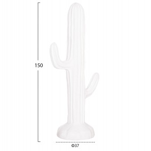 ΔΙΑΚΟΣΜΗΤΙΚΟΣ ΚΑΚΤΟΣ ΔΑΠΕΔΟΥ CACTUS ΓΥΨΟΣ ΣΕ ΛΕΥΚΟ 63x37x150Υεκ.