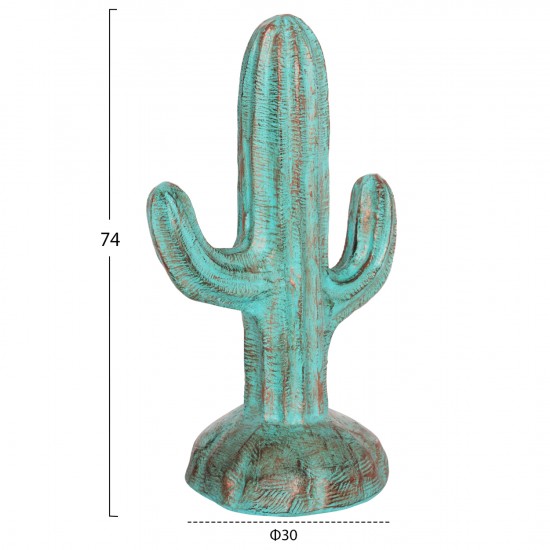 ΔΙΑΚΟΣΜΗΤΙΚΟΣ ΚΑΚΤΟΣ ΔΑΠΕΔΟΥ CACTUS MDF ΣΕ ΠΡΑΣΙΝΟ 42x30x74Υεκ.