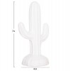 ΔΙΑΚΟΣΜΗΤΙΚΟΣ ΚΑΚΤΟΣ ΔΑΠΕΔΟΥ CACTUS ΓΥΨΟΣ ΣΕ ΛΕΥΚΟ 42x30x74Υεκ