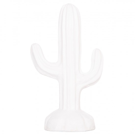 ΔΙΑΚΟΣΜΗΤΙΚΟΣ ΚΑΚΤΟΣ ΔΑΠΕΔΟΥ CACTUS ΓΥΨΟΣ ΣΕ ΛΕΥΚΟ 42x30x74Υεκ