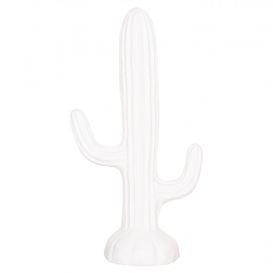 ΔΙΑΚΟΣΜΗΤΙΚΟΣ ΚΑΚΤΟΣ ΔΑΠΕΔΟΥ CACTUS ΓΥΨΟΣ ΣΕ ΛΕΥΚΟ 54x34x103Υεκ.