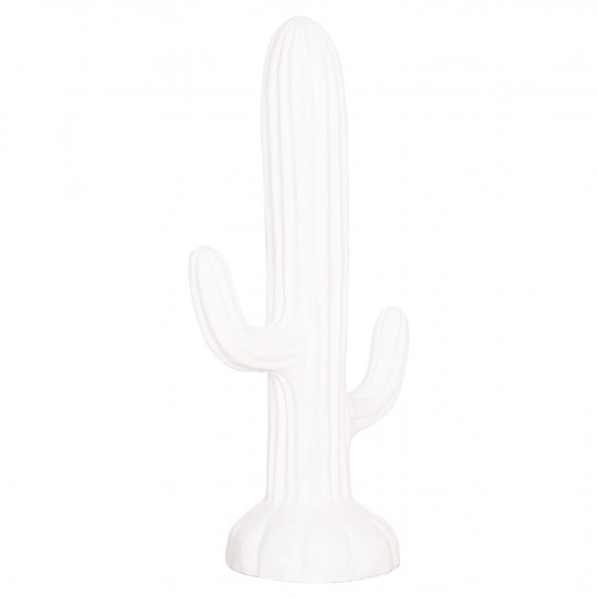 ΔΙΑΚΟΣΜΗΤΙΚΟΣ ΚΑΚΤΟΣ ΔΑΠΕΔΟΥ CACTUS ΓΥΨΟΣ ΣΕ ΛΕΥΚΟ 54x34x103Υεκ.