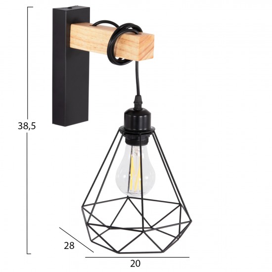 ΑΠΛΙΚΑ ΤΟΙΧΟΥ GROB ΜΕΤΑΛΛΟ-ΞΥΛΟ 20x26x38,5Υεκ.