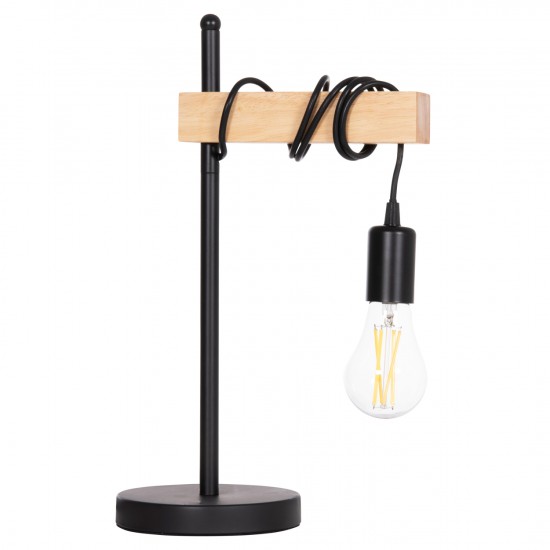 ΕΠΙΤΡΑΠΕΖΙΟ ΦΩΤΙΣΤΙΚΟ VOLKS ΜΕΤΑΛΛΟ-ΞΥΛΟ 15x26x41Υεκ.