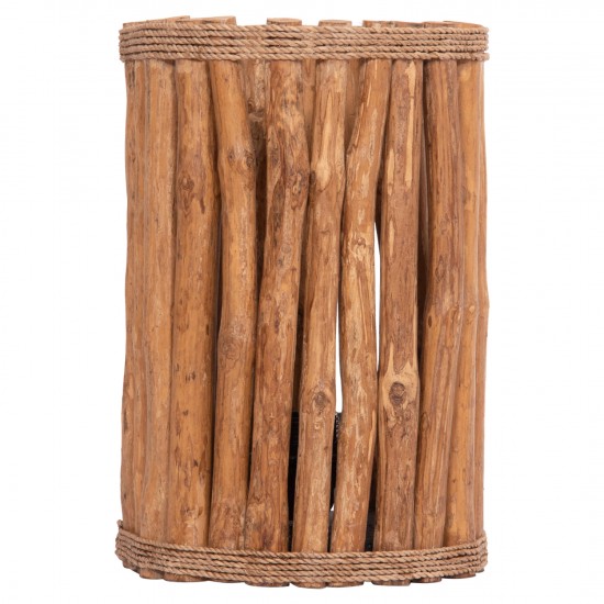 ΕΠΙΤΡΑΠΕΖΙΟ ΦΩΤΙΣΤΙΚΟ ΚΥΛΙΝΔΡΙΚΟ GWYN ΚΛΑΔΙΑ DRIFTWOOD ΣΕ ΦΥΣΙΚΟ Φ18,5x28,5Υεκ