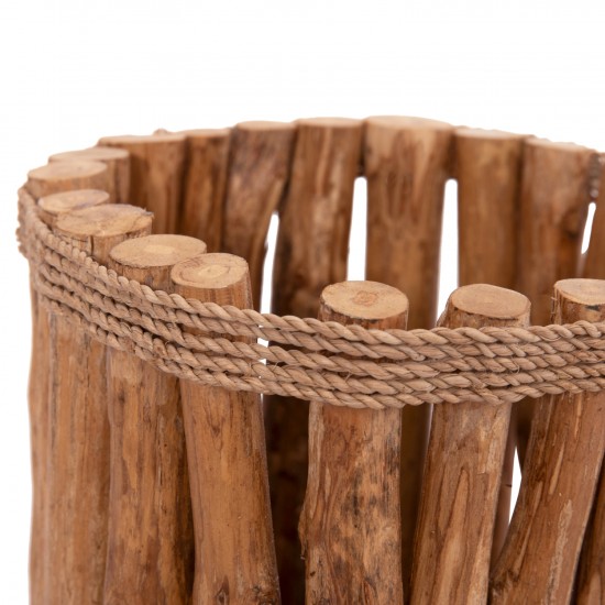 ΕΠΙΤΡΑΠΕΖΙΟ ΦΩΤΙΣΤΙΚΟ ΚΥΛΙΝΔΡΙΚΟ GWYN ΚΛΑΔΙΑ DRIFTWOOD ΣΕ ΦΥΣΙΚΟ Φ18,5x28,5Υεκ