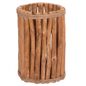 ΕΠΙΤΡΑΠΕΖΙΟ ΦΩΤΙΣΤΙΚΟ ΚΥΛΙΝΔΡΙΚΟ GWYN ΚΛΑΔΙΑ DRIFTWOOD ΣΕ ΦΥΣΙΚΟ Φ18,5x28,5Υεκ