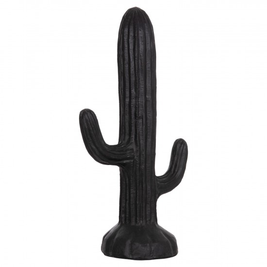 ΔΙΑΚΟΣΜΗΤΙΚΟΣ ΚΑΚΤΟΣ ΔΑΠΕΔΟΥ CACTUS ΓΥΨΟΣ ΣΕ ΜΑΥΡΟ 54x34x103Υεκ.