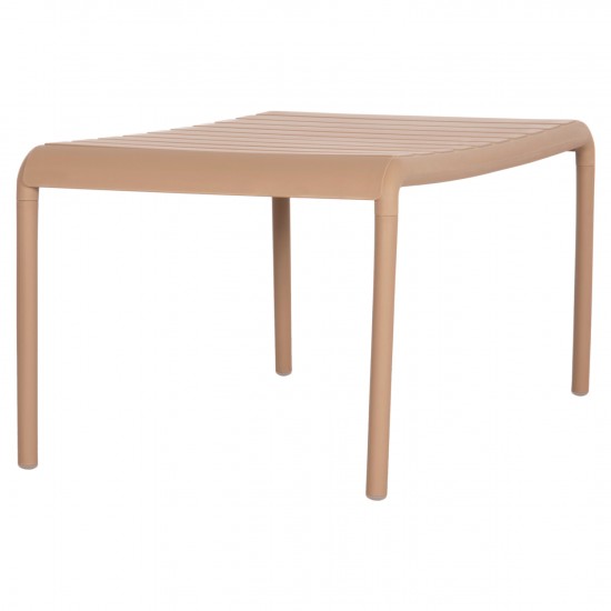 ΤΡΑΠΕΖΙ ΕΞΩΤΕΡΙΚΟΥ ΧΩΡΟΥ ΧΑΜΗΛΟ KORVER ΠΟΛΥΠΡΟΠΥΛΕΝΙΟ ΚΑΠΟΥΤΣΙΝΟ 100x60x46Υεκ