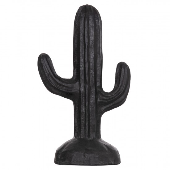 ΔΙΑΚΟΣΜΗΤΙΚΟΣ ΚΑΚΤΟΣ ΔΑΠΕΔΟΥ CACTUS HM4386.01S ΓΥΨΟΣ ΣΕ ΜΑΥΡΟ 42x30x74Υεκ.