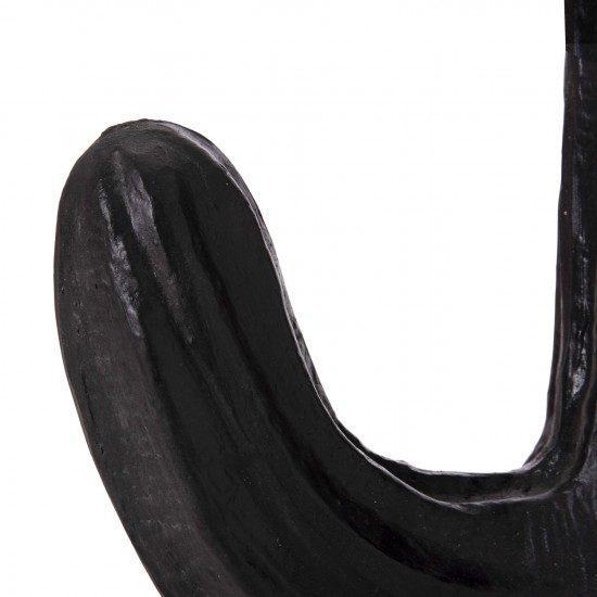 ΔΙΑΚΟΣΜΗΤΙΚΟΣ ΚΑΚΤΟΣ ΔΑΠΕΔΟΥ CACTUS HM4386.01S ΓΥΨΟΣ ΣΕ ΜΑΥΡΟ 42x30x74Υεκ.