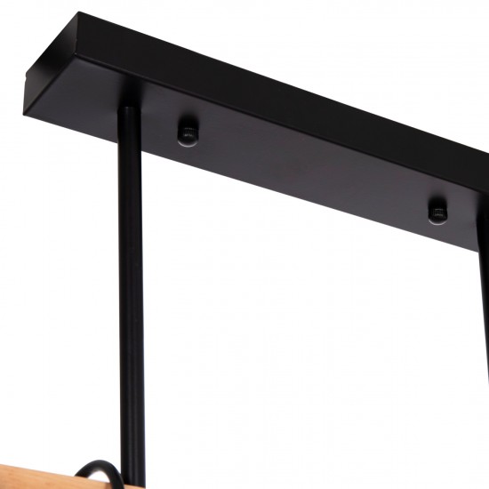 ΦΩΤΙΣΤΙΚΟ ΟΡΟΦΗΣ 3-ΦΩΤΟ VOLKS ΜΕΤΑΛΛΟ-ΞΥΛΟ 49,5x5x134,5Υεκ.