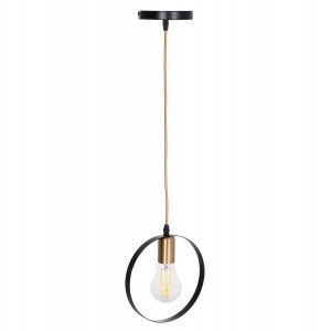 ΦΩΤΙΣΤΙΚΟ ΟΡΟΦΗΣ ΚΡΕΜΑΣΤΟ KRENT ΜΑΥΡΟ-ΧΡΥΣΟ 20x4x125Υεκ.