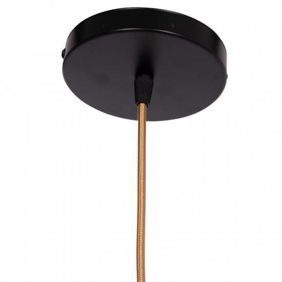 ΦΩΤΙΣΤΙΚΟ ΟΡΟΦΗΣ ΚΡΕΜΑΣΤΟ KRENT ΜΑΥΡΟ-ΧΡΥΣΟ 20x4x125Υεκ.