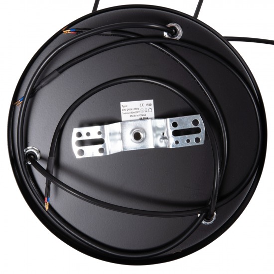 ΦΩΤΙΣΤΙΚΟ ΟΡΟΦΗΣ ΚΡΕΜΑΣΤΟ BIUT ΜΑΥΡΟ ΜΕΤΑΛΛΟ-ΧΡΥΣΟ ΝΤΟΥΙ Φ23x139Υεκ.