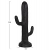 ΔΙΑΚΟΣΜΗΤΙΚΟΣ ΚΑΚΤΟΣ ΔΑΠΕΔΟΥ CACTUS ΓΥΨΟΣ ΣΕ ΜΑΥΡΟ 63x37x150Υεκ.