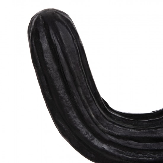 ΔΙΑΚΟΣΜΗΤΙΚΟΣ ΚΑΚΤΟΣ ΔΑΠΕΔΟΥ CACTUS ΓΥΨΟΣ ΣΕ ΜΑΥΡΟ 63x37x150Υεκ.