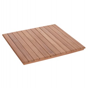 ΕΠΙΦΑΝΕΙΑ ΤΡΑΠΕΖΙΟΥ ΤΕΤΡΑΓΩΝΗ ΞΥΛΟ TEAK--ΦΥΣΙΚΟ 60x60x4(πάχος)εκ.