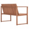 ΠΑΓΚΑΚΙ ΚΗΠΟΥ 2ΘΕΣΙΟ VED ΞΥΛΟ TEAK--ΦΥΣΙΚΟ ΧΡΩΜΑ 130x60x86Υεκ.