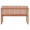 ΠΑΓΚΑΚΙ ΚΗΠΟΥ 2ΘΕΣΙΟ VED ΞΥΛΟ TEAK--ΦΥΣΙΚΟ ΧΡΩΜΑ 130x60x86Υεκ.