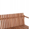 ΠΑΓΚΑΚΙ ΚΗΠΟΥ 2ΘΕΣΙΟ VED ΞΥΛΟ TEAK--ΦΥΣΙΚΟ ΧΡΩΜΑ 130x60x86Υεκ.