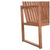 ΠΑΓΚΑΚΙ ΚΗΠΟΥ 2ΘΕΣΙΟ VED ΞΥΛΟ TEAK--ΦΥΣΙΚΟ ΧΡΩΜΑ 130x60x86Υεκ.