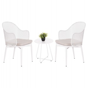 ΣΕΤ LOUNGE 3TMX ΕΞ.ΧΩΡΟΥ OREGO ΑΛΟΥΜΙΝΙΟ & ΜΕΤΑΛΛΟ ΣΕ ΛΕΥΚΟ