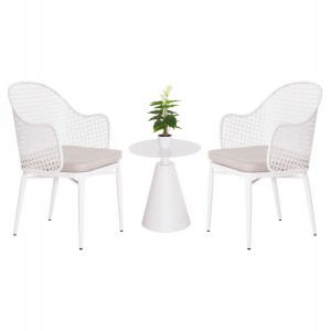 ΣΕΤ LOUNGE 3TMX ΕΞ.ΧΩΡΟΥ OREGO ΑΛΟΥΜΙΝΙΟ ΣΕ ΛΕΥΚΟ