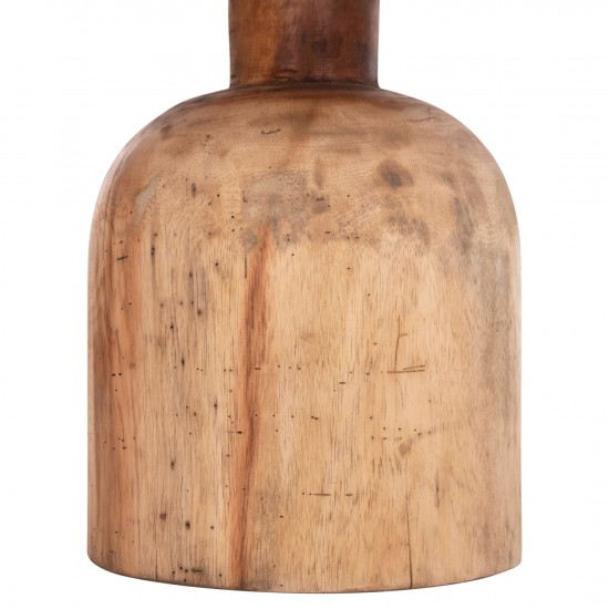 ΒΟΗΘΗΤΙΚΟ ΤΡΑΠΕΖΑΚΙ PUMBE ΞΥΛΟ SUAR ΣΕ ΦΥΣΙΚΟ ΧΡΩΜΑ Φ40x50Υεκ