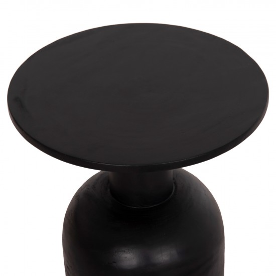 ΒΟΗΘΗΤΙΚΟ ΤΡΑΠΕΖΑΚΙ PUMBE ΞΥΛΟ SUAR ΣΕ ΜΑΥΡΟ ΧΡΩΜΑ Φ40x50Υεκ