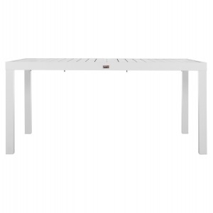 ΤΡΑΠΕΖΙ ΕΠΕΚΤΕΙΝΟΜΕΝΟ KRUM ΑΛΟΥΜΙΝΙΟ ΛΕΥΚΟ 160-240x90x73Υεκ.