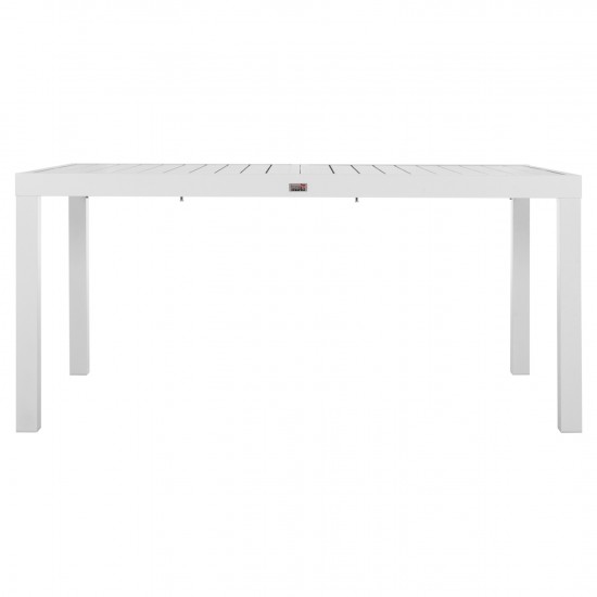 ΤΡΑΠΕΖΙ ΕΠΕΚΤΕΙΝΟΜΕΝΟ KRUM ΑΛΟΥΜΙΝΙΟ ΛΕΥΚΟ 160-240x90x73Υεκ.