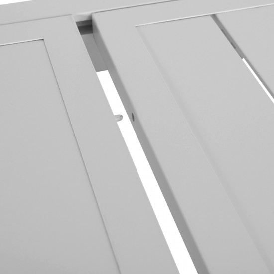 ΤΡΑΠΕΖΙ ΕΠΕΚΤΕΙΝΟΜΕΝΟ KRUM ΑΛΟΥΜΙΝΙΟ ΛΕΥΚΟ 160-240x90x73Υεκ.