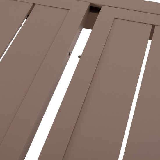 ΤΡΑΠΕΖΙ ΕΠΕΚΤΕΙΝΟΜΕΝΟ KRUM ΑΛΟΥΜΙΝΙΟ ΚΑΠΟΥΤΣΙΝΟ 160-240x90x73Υεκ.