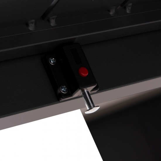 ΤΡΑΠΕΖΙ ΕΠΕΚΤΕΙΝΟΜΕΝΟ KRUM ΑΛΟΥΜΙΝΙΟ ΣΚΟΥΡΟ ΓΚΡΙ 160-240x90x73Υεκ.