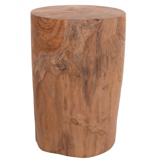 ΒΟΗΘΗΤΙΚΟ ΤΡΑΠΕΖΑΚΙ/ΣΚΑΜΠΟ TRONCO ΞΥΛΟ TEAK--ΦΥΣΙΚΟ Φ30x45Υεκ.