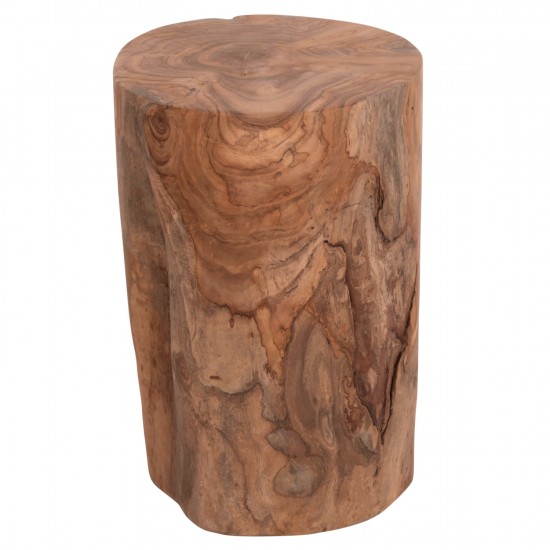 ΒΟΗΘΗΤΙΚΟ ΤΡΑΠΕΖΑΚΙ/ΣΚΑΜΠΟ TRONCO ΞΥΛΟ TEAK--ΦΥΣΙΚΟ Φ30x45Υεκ.