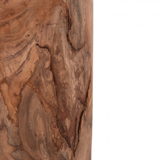 ΒΟΗΘΗΤΙΚΟ ΤΡΑΠΕΖΑΚΙ/ΣΚΑΜΠΟ TRONCO ΞΥΛΟ TEAK--ΦΥΣΙΚΟ Φ30x45Υεκ.