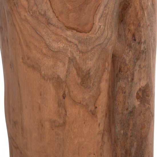 ΒΟΗΘΗΤΙΚΟ ΤΡΑΠΕΖΑΚΙ/ΣΚΑΜΠΟ TRONCO ΞΥΛΟ TEAK--ΦΥΣΙΚΟ Φ30x45Υεκ.