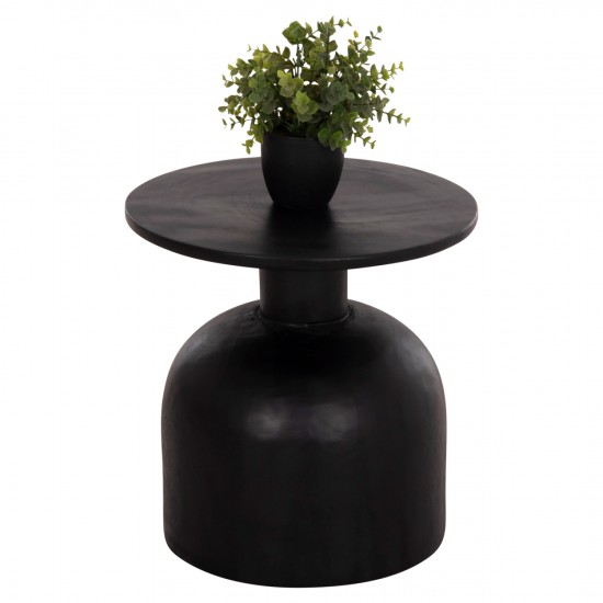 ΒΟΗΘΗΤΙΚΟ ΤΡΑΠΕΖΑΚΙ PUMBE-s ΞΥΛΟ SUAR--ΜΑΥΡΟ Φ40x40Υεκ