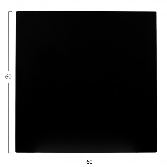 ΕΠΙΦΑΝΕΙΑ ΤΡΑΠΕΖΙΟΥ HPL ΤΕΤΡΑΓΩΝΗ ΜΑΥΡΟ 60x60εκ.