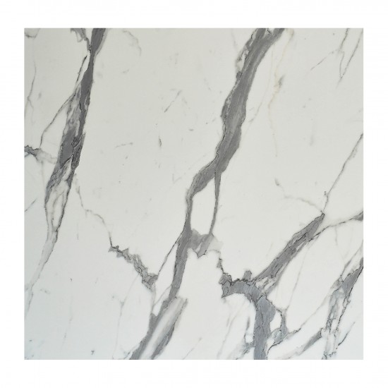 ΕΠΙΦΑΝΕΙΑ ΤΡΑΠΕΖΙΟΥ HPL ΤΕΤΡΑΓΩΝΗ  WHITE MARBLE 60x60εκ.
